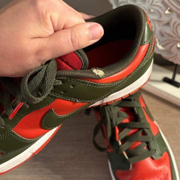 Nike Dunk Low Mystic Red/ Cargo Khaki - Picture 4 of 9
